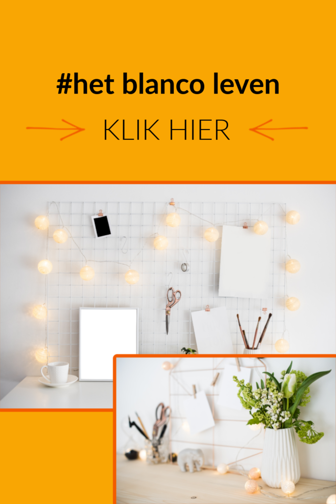 Het blanco leven - droombord