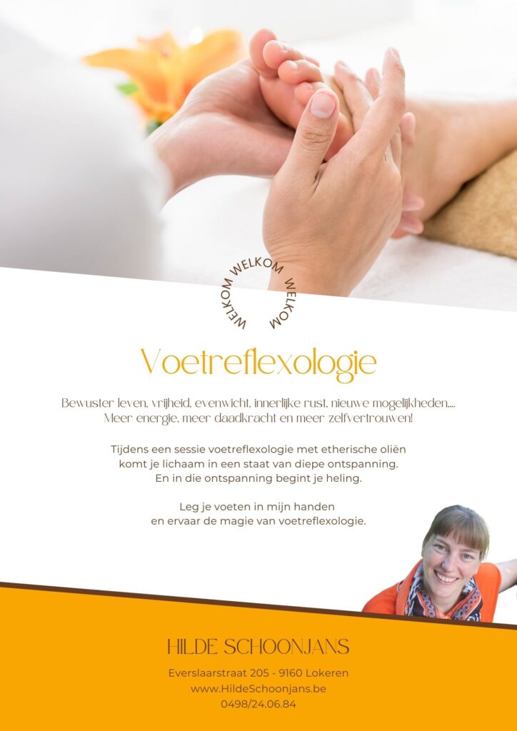 Flyer - Hilde Schoonjans - Voetreflexologie